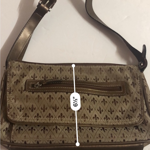 Crazy Horse A Liz Claiborne Company Small Brown Shoulder Purse - Picture 9 of 9